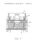 Electrical connector with a sliding plate moveing in along a vertical direction of the connector thereof diagram and image