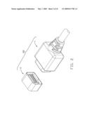 Electrical connector assembly with magnetic retention device diagram and image