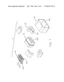 Electrical connector assembly with magnetic retention device diagram and image