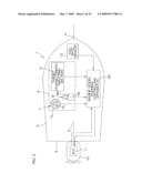 MARINE VESSEL RUNNING CONTROLLING APPARATUS, AND MARINE VESSEL INCLUDING THE SAME diagram and image