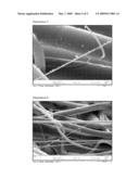 PLEATABLE NONWOVEN MATERIAL AND METHOD AND APPARATUS FOR PRODUCTION THEREOF diagram and image