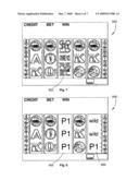 Gaming Apparatus and Method Including Oversized Symbols diagram and image