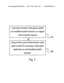 METHOD AND DEVICE FOR SENDING AND RECEIVING GAME CONTENT INCLUDING DOWNLOAD THEREOF diagram and image