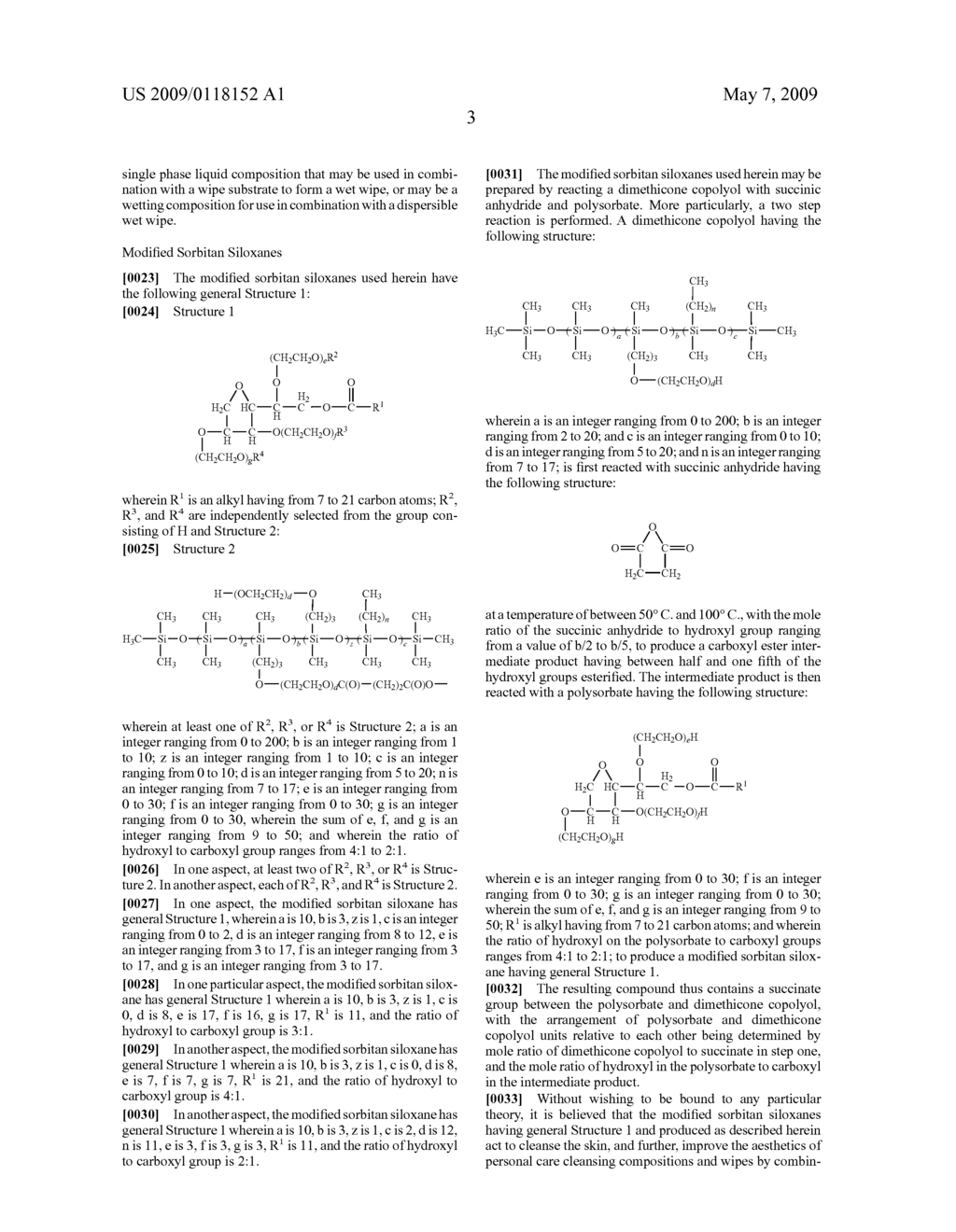 CLEANSING COMPOSITIONS INCLUDING MODIFIED SORBITAN SILOXANES AND USE THEREOF - diagram, schematic, and image 04