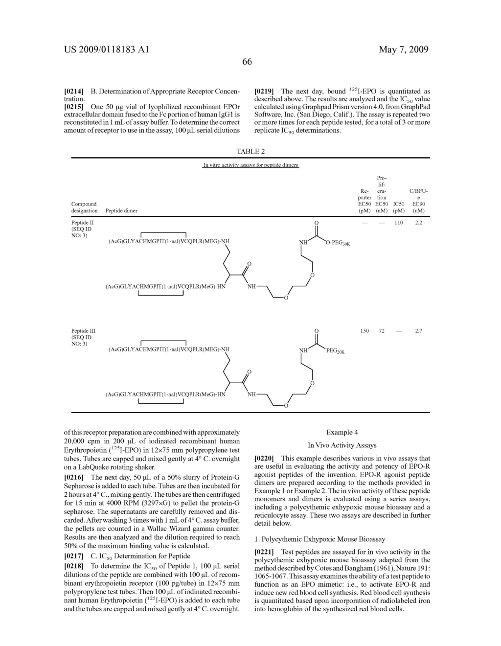 ERYTHROPOIETIN RECEPTOR PEPTIDE FORMULATIONS AND USES - diagram, schematic, and image 75