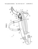 Portable medical apparatus storage holder and capsule endoscope medical care system diagram and image