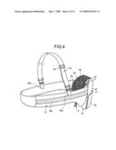 Portable medical apparatus storage holder and capsule endoscope medical care system diagram and image