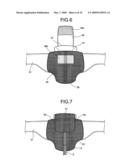 Portable medical apparatus storage holder and capsule endoscope medical care system diagram and image