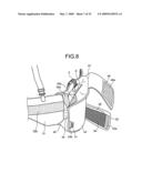 Portable medical apparatus storage holder and capsule endoscope medical care system diagram and image