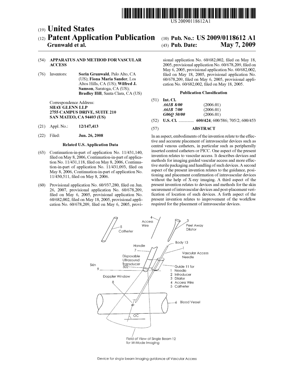 Apparatus and Method for Vascular Access - diagram, schematic, and image 01