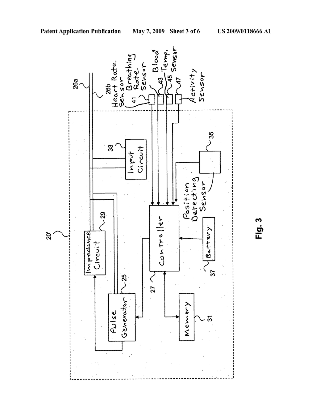 Method and implantable device for measuring hematocrit - diagram, schematic, and image 04
