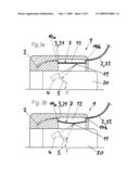 METHOD AND DEVICE FOR IDENTIFYING A CHANGE IN PRESSURE IN THE LIQUID PATH OF A MICRODOSING DEVICE diagram and image