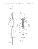 Retractable needle device diagram and image