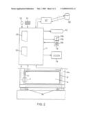 Parcel franking device and method using same diagram and image