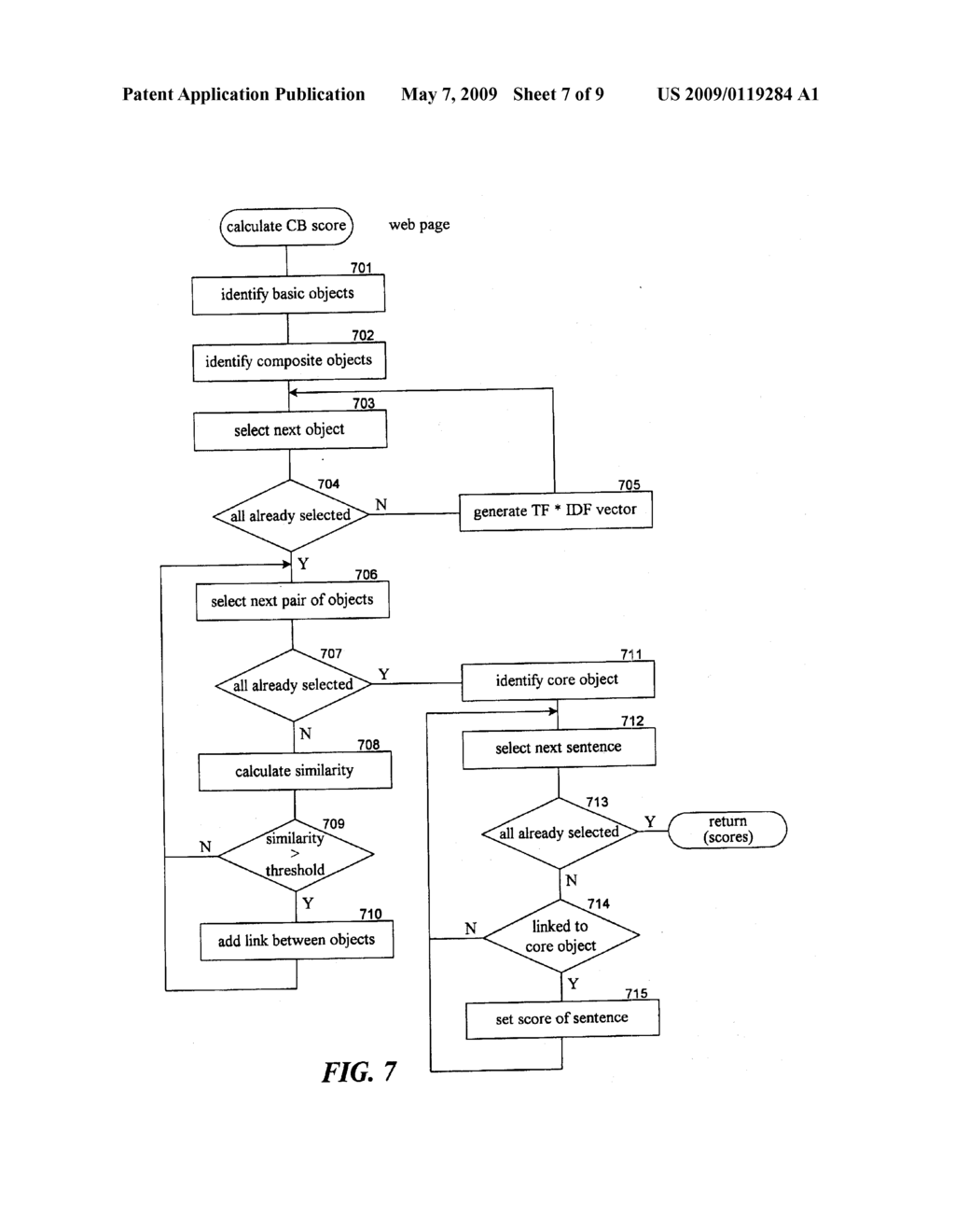 METHOD AND SYSTEM FOR CLASSIFYING DISPLAY PAGES USING SUMMARIES - diagram, schematic, and image 08