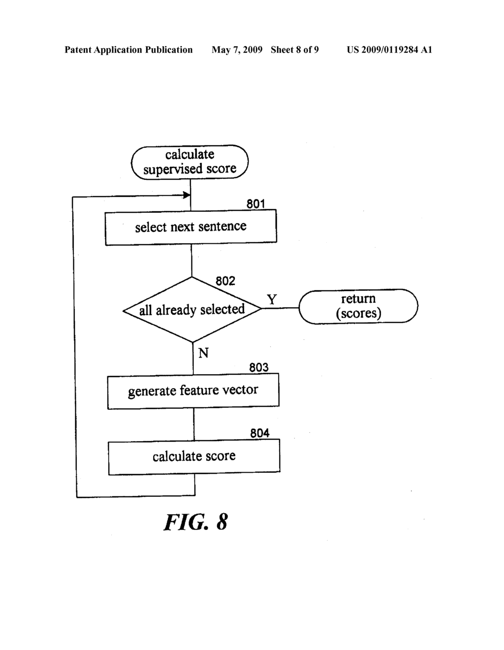 METHOD AND SYSTEM FOR CLASSIFYING DISPLAY PAGES USING SUMMARIES - diagram, schematic, and image 09