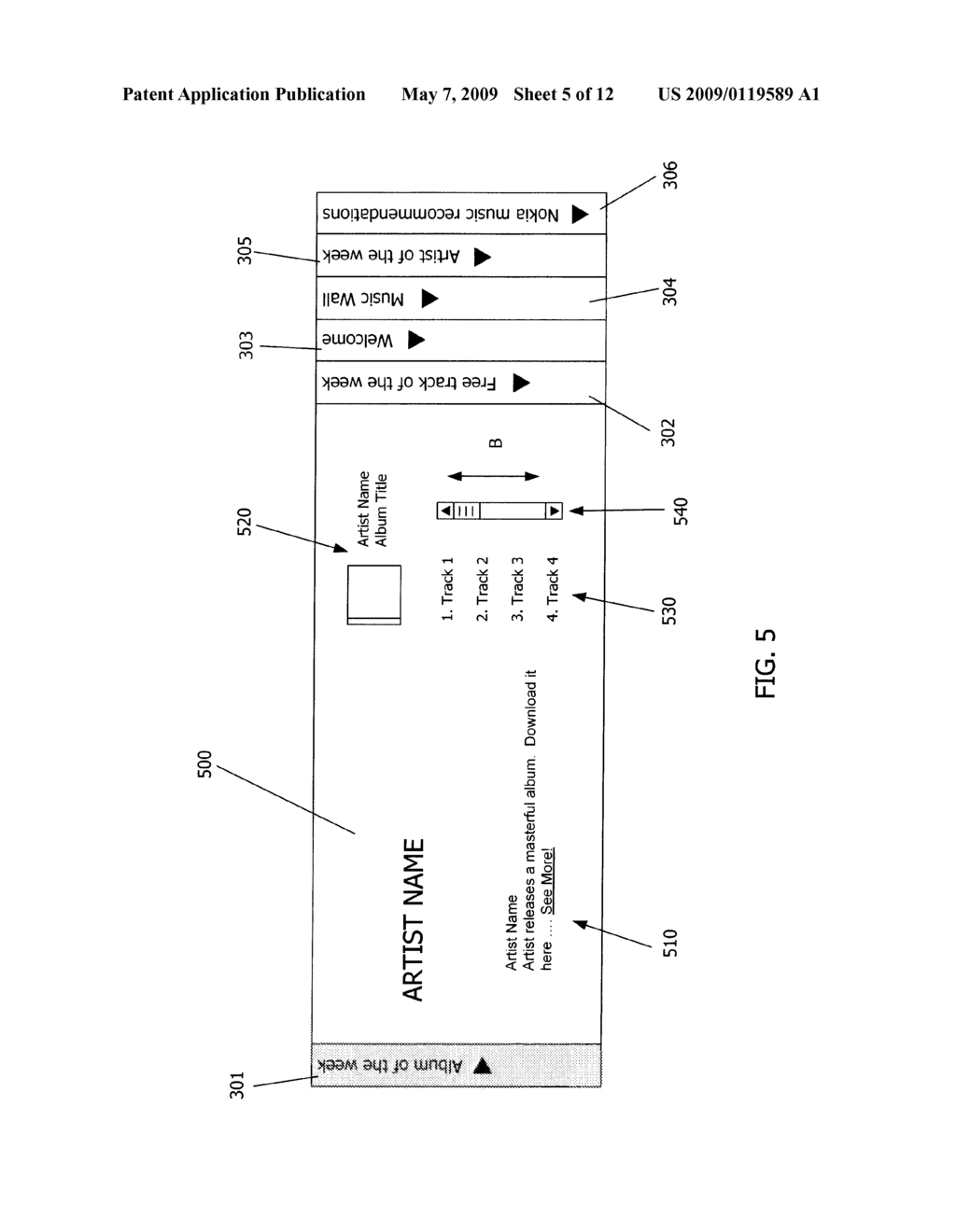 SYSTEM AND METHOD FOR DISPLAYING MEDIA ITEMS - diagram, schematic, and image 06