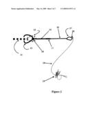 Leader and Leader Sections for Use in Fly Fishing diagram and image