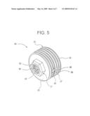 ROTATING MACHINE INCLUDING A SELF-LOCKING BALANCING MEMBER diagram and image