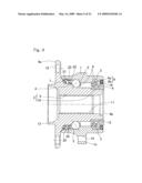 Sensor-Equipped Wheel Support Bearing Assembly diagram and image