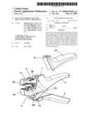 Insulation stripping tool with displaceable knife carrier means diagram and image