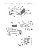 Insulation stripping tool with displaceable knife carrier means diagram and image