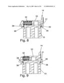 Insulation stripping tool with displaceable knife carrier means diagram and image