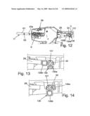 Insulation stripping tool with displaceable knife carrier means diagram and image