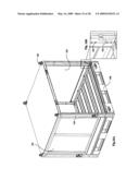 Interlocking pallets, and shipping and storage systems employing the same diagram and image