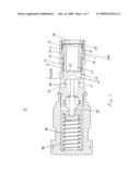 CHECK VALVE HAVING TWO SEATS diagram and image