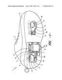 Shoe with retractable motorized wheels diagram and image