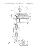 Securing device for a sputtering source diagram and image