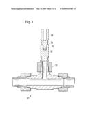 Securing device for a sputtering source diagram and image