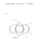 Sealing Structure of Container and Lid for Such Structure diagram and image