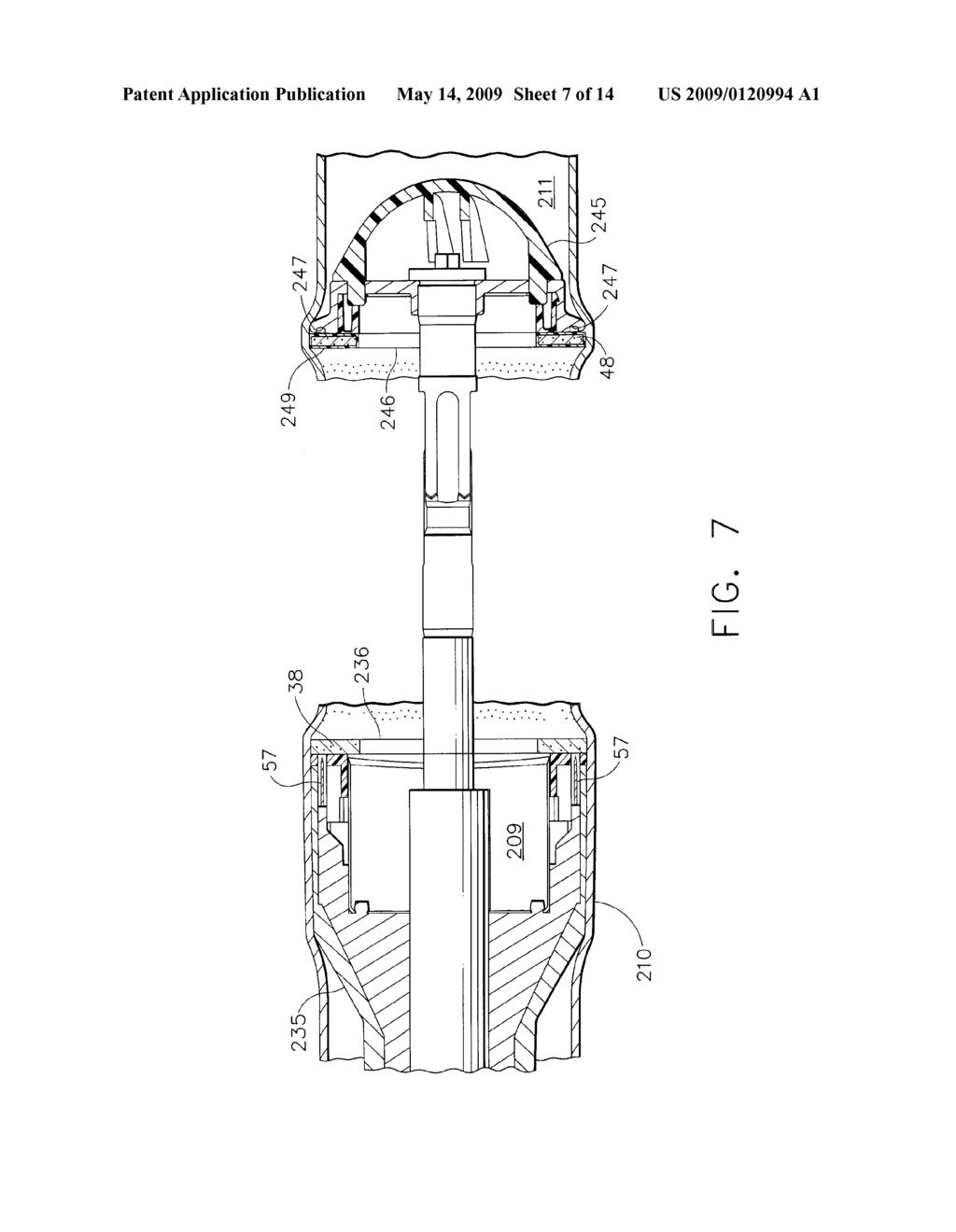 Surgical Fastening Device With Initiator Impregnation of a Matrix or Buttress to Improve Adhesive Application - diagram, schematic, and image 08