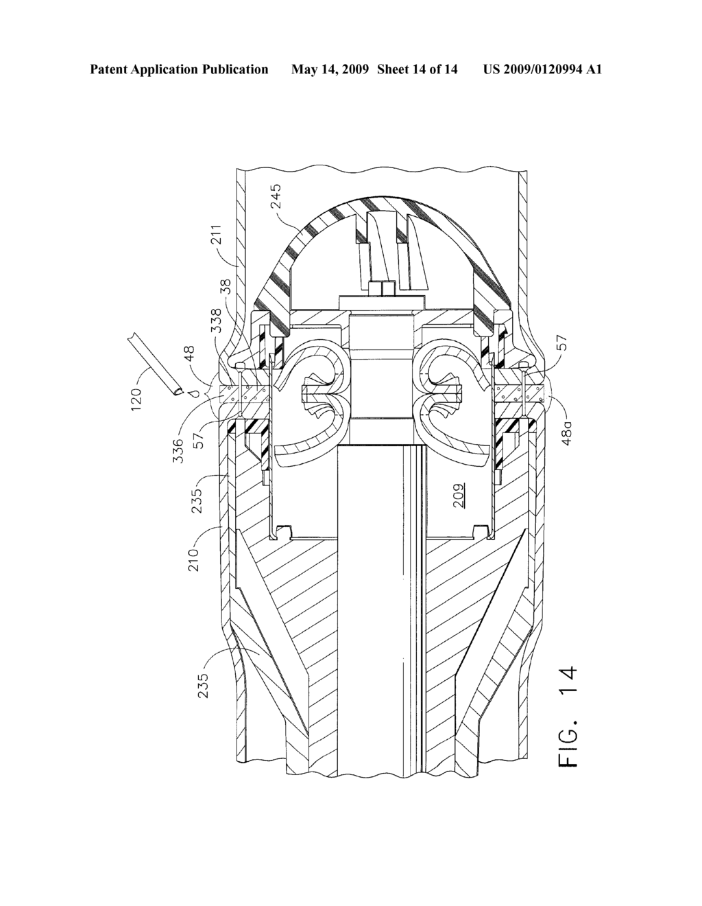 Surgical Fastening Device With Initiator Impregnation of a Matrix or Buttress to Improve Adhesive Application - diagram, schematic, and image 15