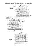 LED with current confinement structure and surface roughening diagram and image