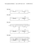 BOARD ADAPTED TO MOUNT AN ELECTRONIC DEVICE, SEMICONDUCTOR MODULE AND MANUFACTURING METHOD THEREFORE, AND PORTABLE DEVICE diagram and image