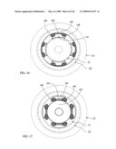 Electric machinery with a conduction winding excited magnetic poles sandwiched PM magnetic pole diagram and image