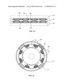 Electric machinery with a conduction winding excited magnetic poles sandwiched PM magnetic pole diagram and image