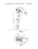 Motor assembly for window lift applications diagram and image