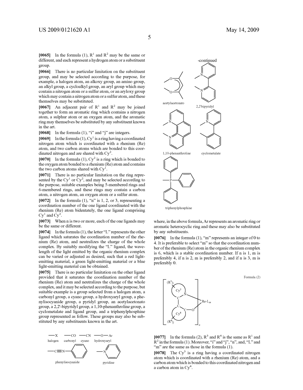 ORGANOMETALLIC COMPLEX, ORGANIC EL ELEMENT AND ORGANIC EL DISPLAY - diagram, schematic, and image 36