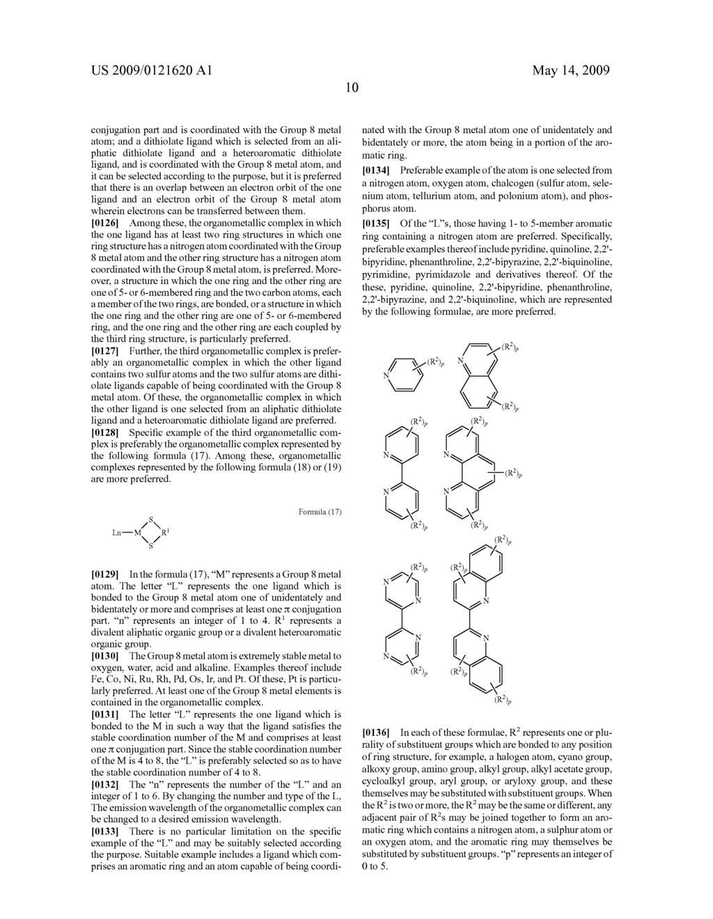 ORGANOMETALLIC COMPLEX, ORGANIC EL ELEMENT AND ORGANIC EL DISPLAY - diagram, schematic, and image 41