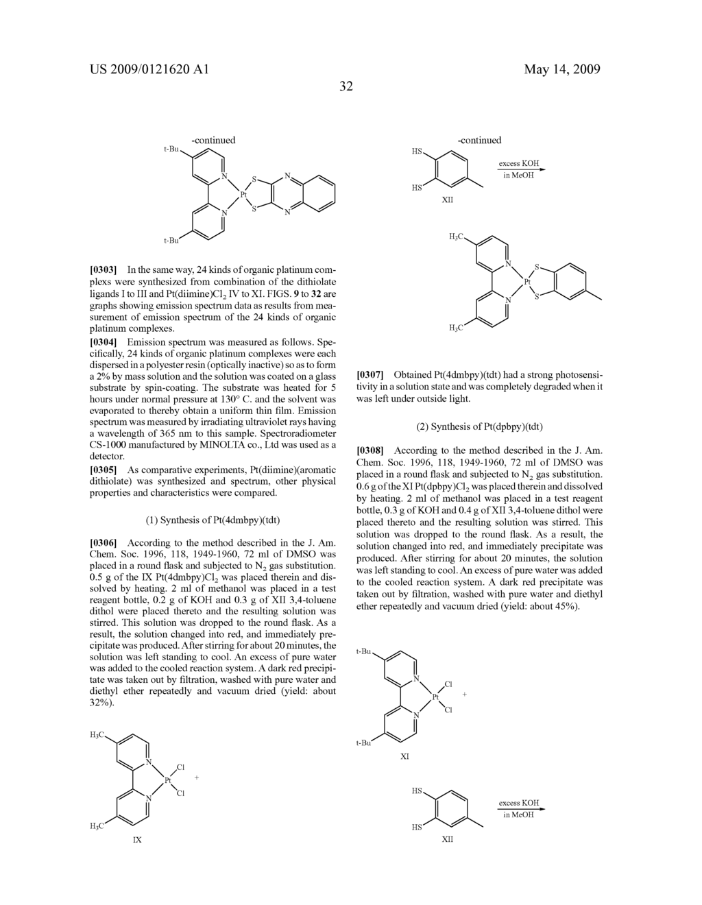 ORGANOMETALLIC COMPLEX, ORGANIC EL ELEMENT AND ORGANIC EL DISPLAY - diagram, schematic, and image 63