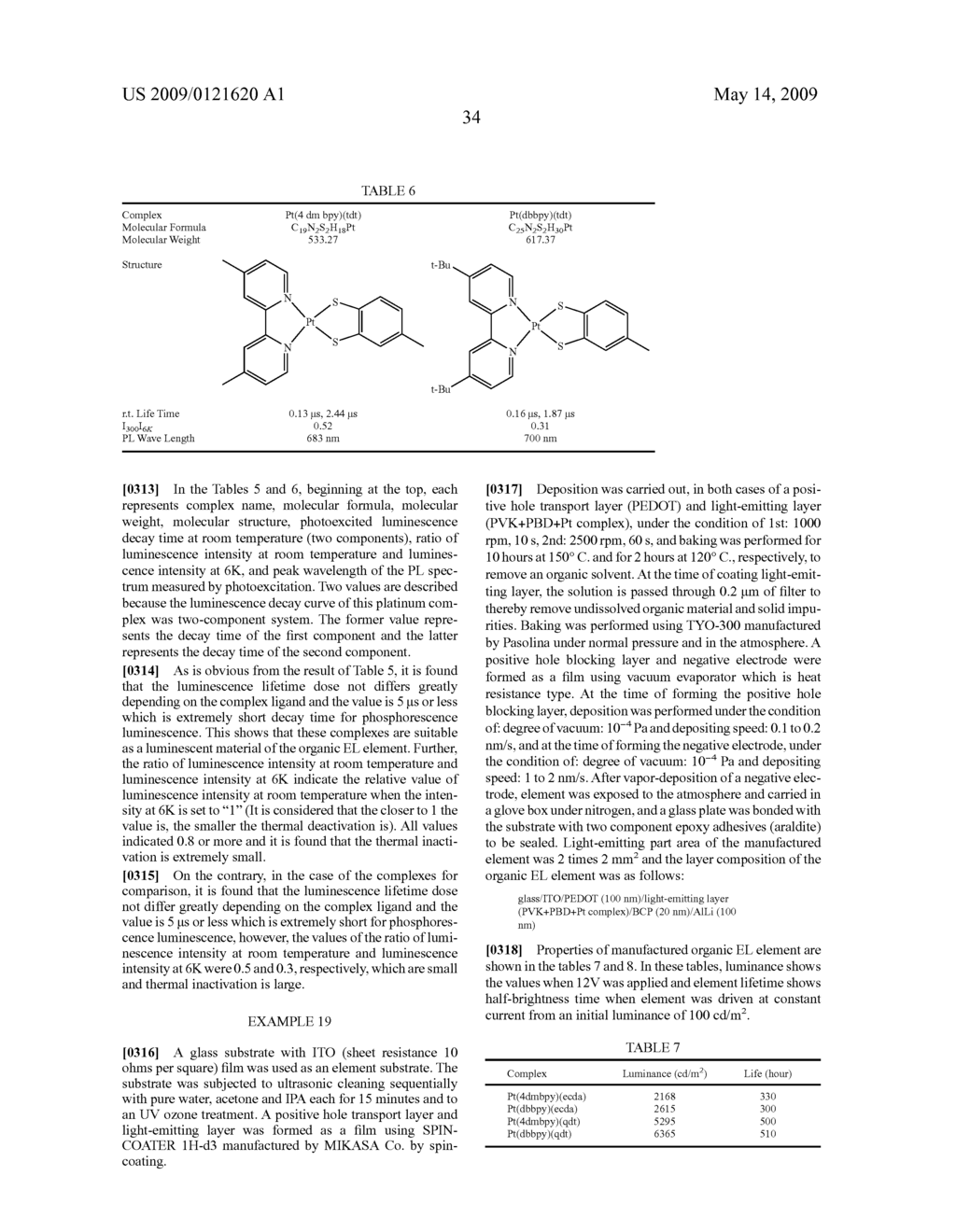 ORGANOMETALLIC COMPLEX, ORGANIC EL ELEMENT AND ORGANIC EL DISPLAY - diagram, schematic, and image 65