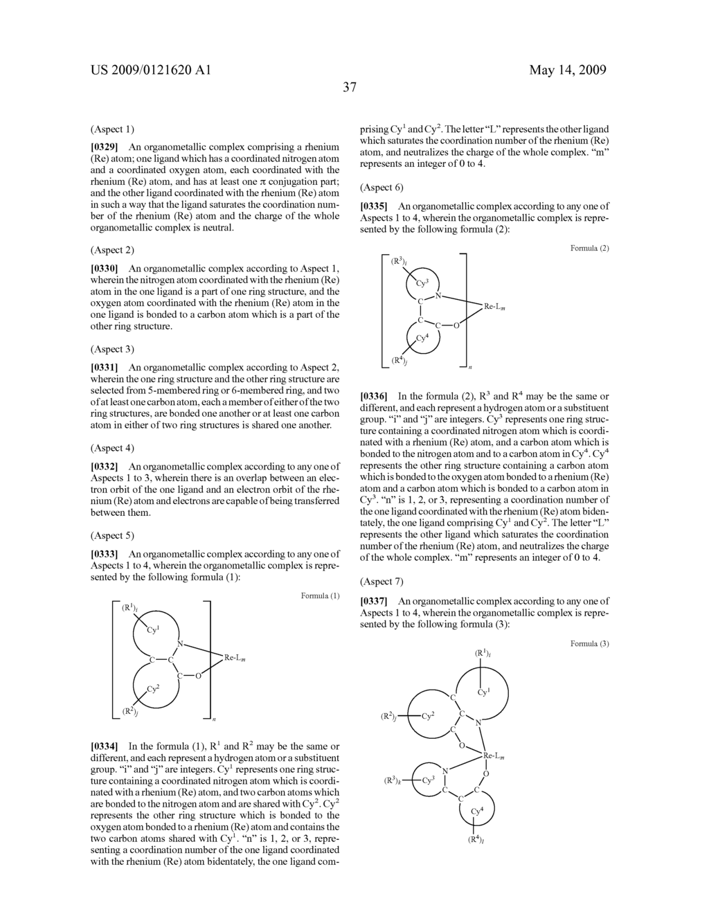 ORGANOMETALLIC COMPLEX, ORGANIC EL ELEMENT AND ORGANIC EL DISPLAY - diagram, schematic, and image 68