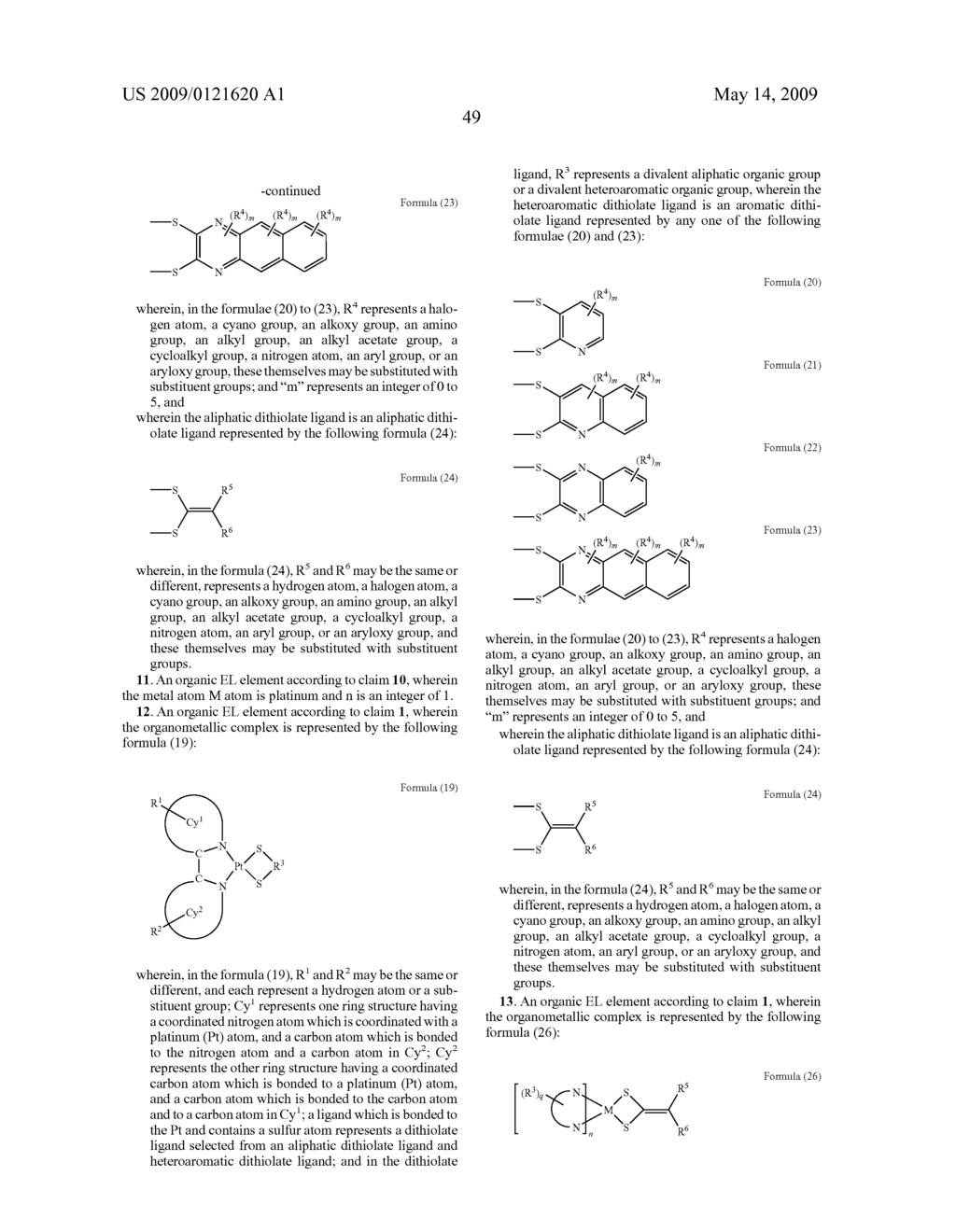 ORGANOMETALLIC COMPLEX, ORGANIC EL ELEMENT AND ORGANIC EL DISPLAY - diagram, schematic, and image 80