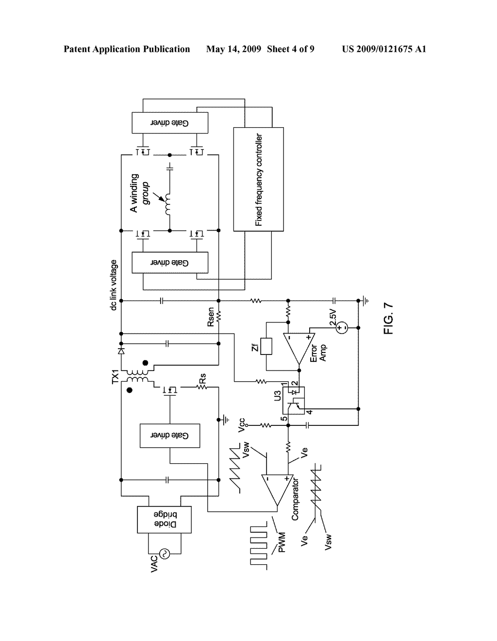 ELECTRONIC CONTROL METHOD FOR A PLANAR INDUCTIVE BATTERY CHARGING APPARATUS - diagram, schematic, and image 05