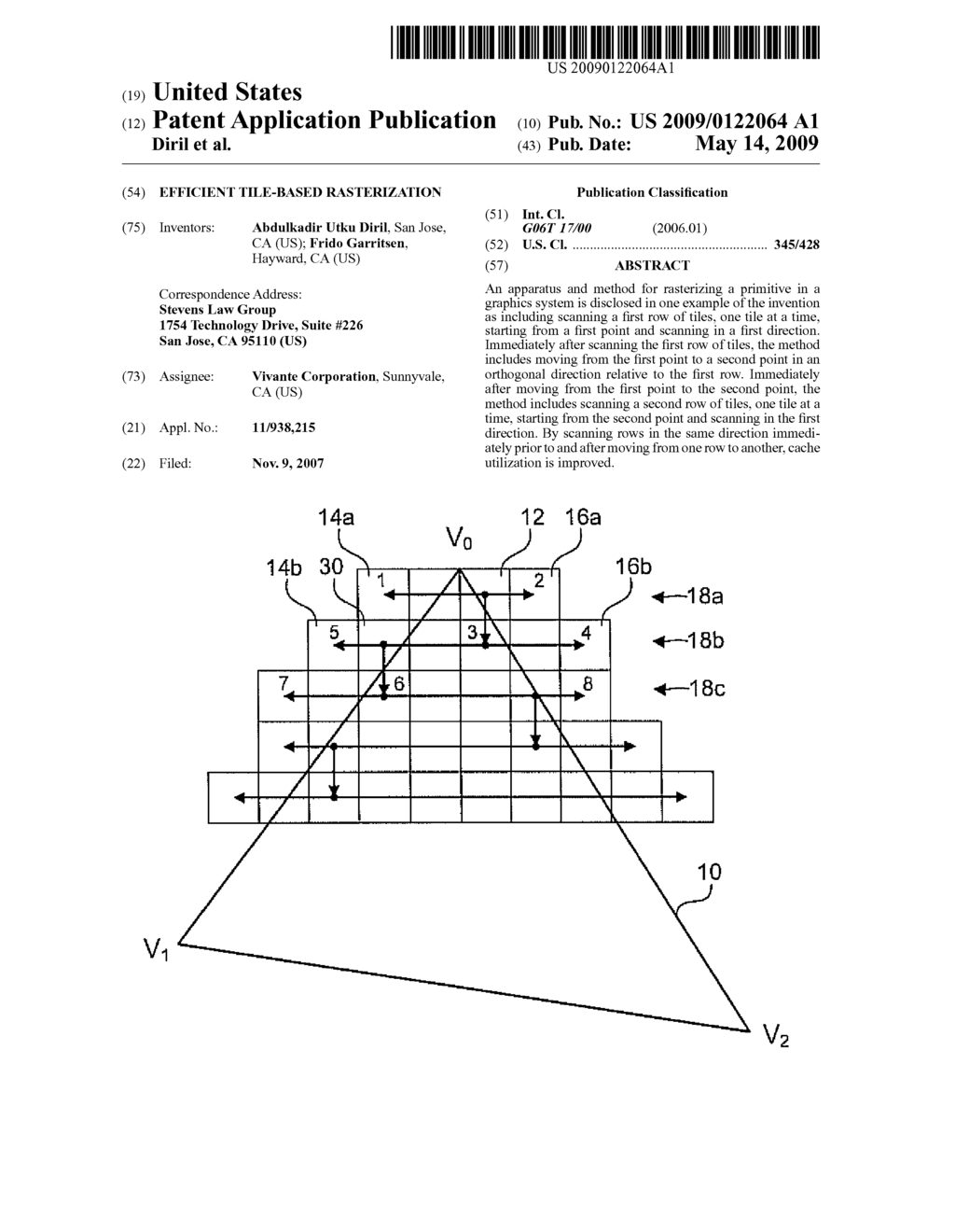 EFFICIENT TILE-BASED RASTERIZATION - diagram, schematic, and image 01