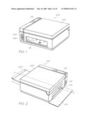 PRINTHEAD CAPPING ARRANGEMENT WITH PIVOTABLE SHAFT MOUNTS diagram and image